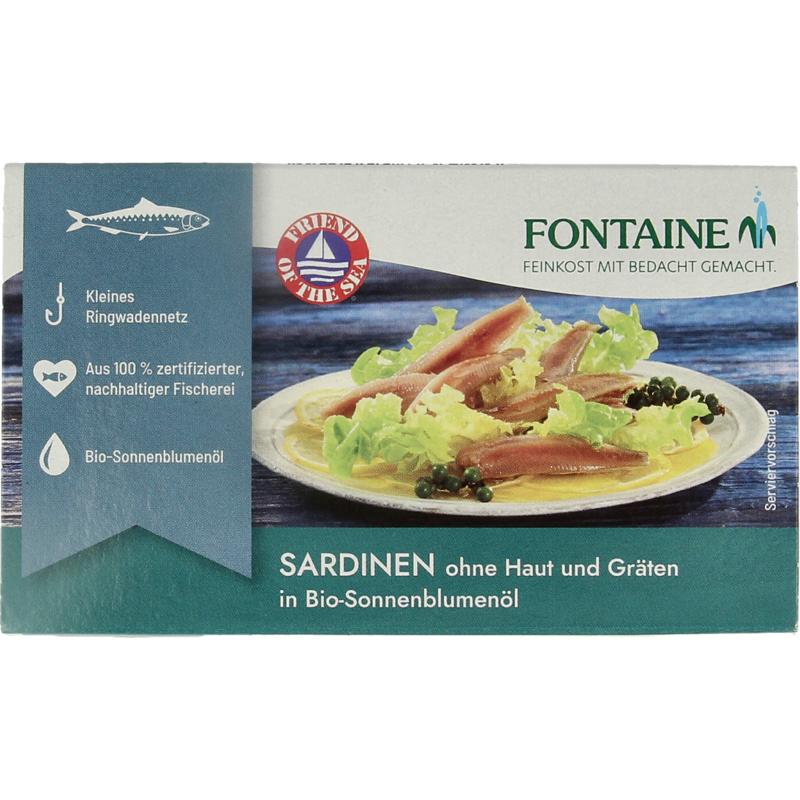 Fontaine Sardines zonder huid en graat Trade Med