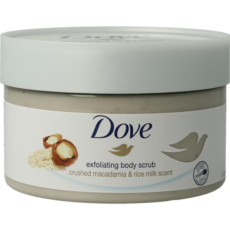 Dove Shower scrub macadamia en rice milk Trade Med