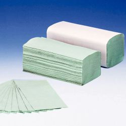 Mediware Papieren handdoekjes gerecycled "Greeny"  1-laags  -  5004 stuks