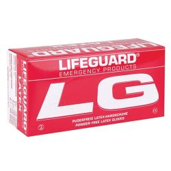 Lifeguard Handschoenen Latex Poedervrij S - 100 Stuks
