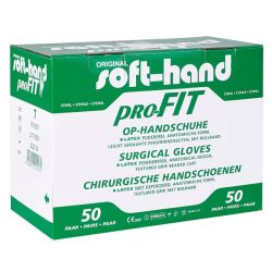Soft-Hand proFIT Latex Poedervrij - XL  -  50 paar