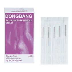 Dongbang acupunctuurnaalden metaalhandvat 0,30 x 60 mm - 100 stuks