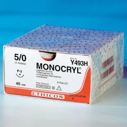 Monocryl, Ethicon 1 x 5/0 hechtdraad