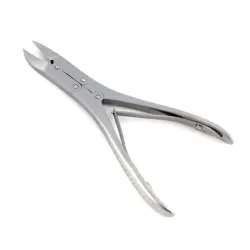 Nageltang dubbel scharnier kromme bek 15 cm 