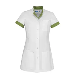 Dames jasje JILL WIT/GROEN mt  L 