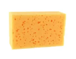 Synthetische waterspons geel 15 x 9,5 cm Geel 