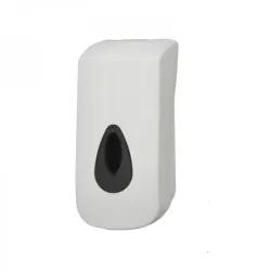 Zeepdispenser kunststof wit 