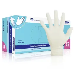 Klinion Handschoen Latex poedervrij Medium - 100  Stuks 