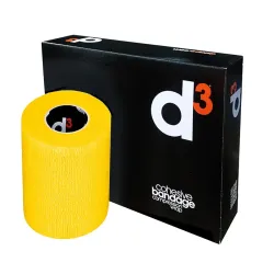 D3 Compression Wrap geel 5 m x 7,5 cm Geel 