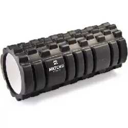 Matchu Sports Foam roller zwart Zwart 