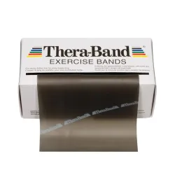 Theraband Resistance band 5,5 m x 13,8 cm zwart Zwart 