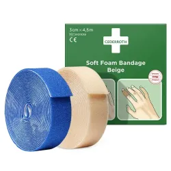 Soft Foam  Bandage beige, 3 cm. x 4.5 m 