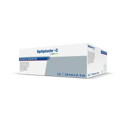 Optiplast- C 10 cm x 2,5 meter - doos 12 stuks Wit 