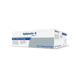 Optiplaste-E 8 cm x 4,5 m 12 pack Wit 