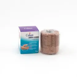 3M Coban zelfklevende zwachtel 7,5 cm x 4,5 meter Beige 