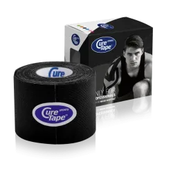 CureTape SPORTS 500 x 5cm Zwart Zwart 