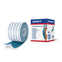 Leukotape K blauw 500 x 5 cm Blauw 