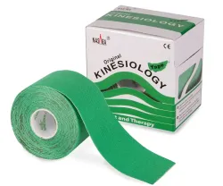 Nasara Kinesio Tape 5 cm x 5 m groen Groen 