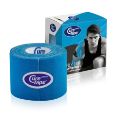 CureTape Sports 5 cm x 5 m blauw Blauw 