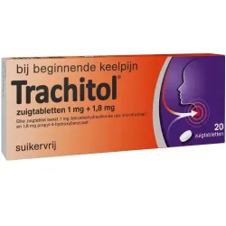 Trachitol zuigtabletten bij beginnende keelpijn - 20 stuks 