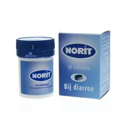 Norit tabletten - bij diaree - 50 stuks 