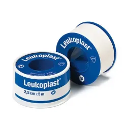 Leukoplast waterd. 5m x 2,5cm. 