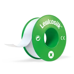 Leukosilk 9,2m x 1,25cm. 