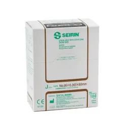 Seirin J-Type Dry  Needles 0,30 x 60 mm 100 stuks 
