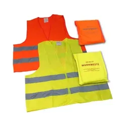 Veiligheidsvest   reflectie en opdruk EHB O geel 