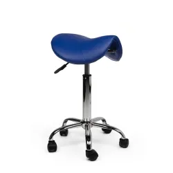 Tabouret Zadelkruk Blauw Blauw 