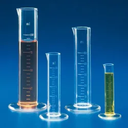 Gegradueerde cilinder, korte vorm PMP 25 ml | 22 mm | 5 ml | 110 mm | 1 ml