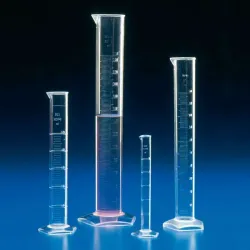 Gegradueerde cilinder, lange vorm TPX 10 ml | 13,5 mm | 2 ml | 140 mm | 0,2 ml | ± 0,2 ml