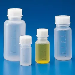 Gegradueerde flessen met wijde hals polypropyleen 1000 ml | 95 mm (opening Ø 55 mm) | 206 mm | 100 ml | DIN GL63