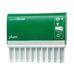 Plum QuickRinse-Dispenser met 2 x 5 oogdoucheampullen van elk 20 ml