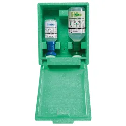 Plum Oogdouchedoos pH-neutraal Wanddoos met twee flessen Oogspoelwandbox met 1 x 200 ml pH-neutrale en 1 x 500 ml oogspoeloplossing Plum Oogdouchedoos pH-neutraal Wanddoos met twee flessen Oogspoelwandbox met 1 x 200 ml pH-neutrale en 1 x 500 ml oogspoeloplossing