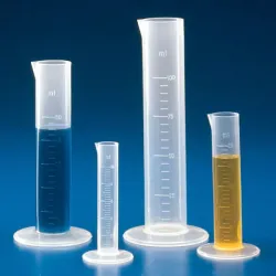 Gegradueerde maatcilinder, korte vorm Polypropyleen 10 ml | 16 mm | 2 ml | 90 mm | 1 ml