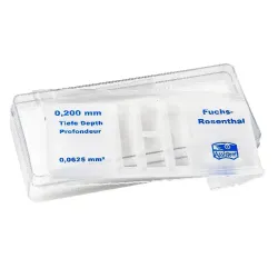 ASSISTENT TELKAMERS Thoma nieuw, dubbel, voor het tellen van trombocyten en erytrocyten | 76 x 32 mm ASSISTENT TELKAMERS Thoma nieuw, dubbel, voor het tellen van trombocyten en erytrocyten | 76 x 32 mm
