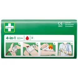 Cederroth Navulverpakkingen Beschermingspakket | Ademhalingsmasker met terugslagklep, 2 paar handschoenen, 2 x Cederroth Veiligheidshandreinigingsdoekjes Cederroth Navulverpakkingen Beschermingspakket | Ademhalingsmasker met terugslagklep, 2 paar handschoenen, 2 x Cederroth Veiligheidshandreinigingsdoekjes