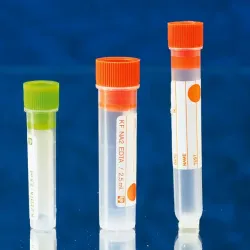 Monsterbuizen met antistollingsmiddel EDTA Vlakke vloer | Ø 16 x 60 mm | for 5 ml blood Monsterbuizen met antistollingsmiddel EDTA Vlakke vloer | Ø 16 x 60 mm | for 5 ml blood