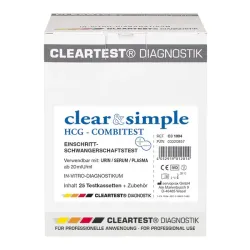 Clear & Simple HCG Combi Zwangerschapstest HCG- Combi Testcassettes