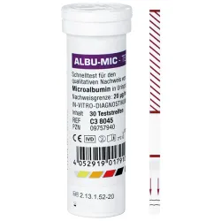 CLEARTEST Albu-Mic, Nierfunctieteststrips Albu-Mic, individueel verzegeld