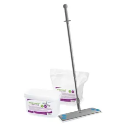 Mikrozid power mop Mikrozid power mop Set, set van emmer navulling met 20 doekjes Mikrozid power mop Mikrozid power mop Set, set van emmer navulling met 20 doekjes