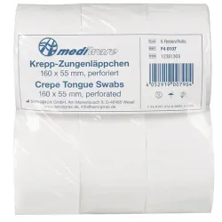 Mediware Crepe tongflap 160 x 55 mm | 25 m