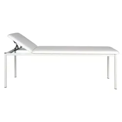 Servocomfort Onderzoeksbank Economy Gecoat frame: grijswit - RAL 9002 | Omslag zwart