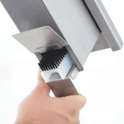 Roestvrijstalen borsteldispenser 130 x 480 x 80 mm (B/H/D/W)