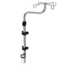 Gebogen wand infuushouder