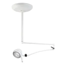 LED onderzoek verlichting plafond en wand Knikarm plafond | Plafondmodel met scharnierarm, zonder kap (afdekplaat) LED onderzoek verlichting plafond en wand Knikarm plafond | Plafondmodel met scharnierarm, zonder kap (afdekplaat)