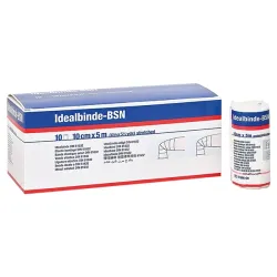 Idealbinde BMP BSN individueel verzegeld, met verbandklemmen | 8 cm x 5 m