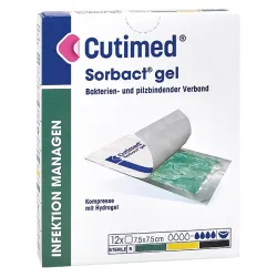 Cutimed Sorbact BSN Absorberend kompres | 10 x 20 cm