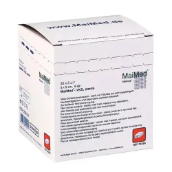 VKS Fleece sleufcompressen MaiMed 6-weg, steriel | 5 x 5 cm